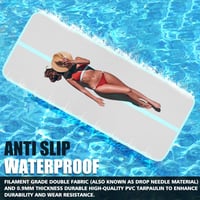 BPB Felfújható Tornaszőnyeg 3m - Edzéshez, Gimnasztikához, Jógához - 10cm Vastag PVC Légmatrac Elektromos Pumpával - Vízálló Edzőszőnyeg Bel 9