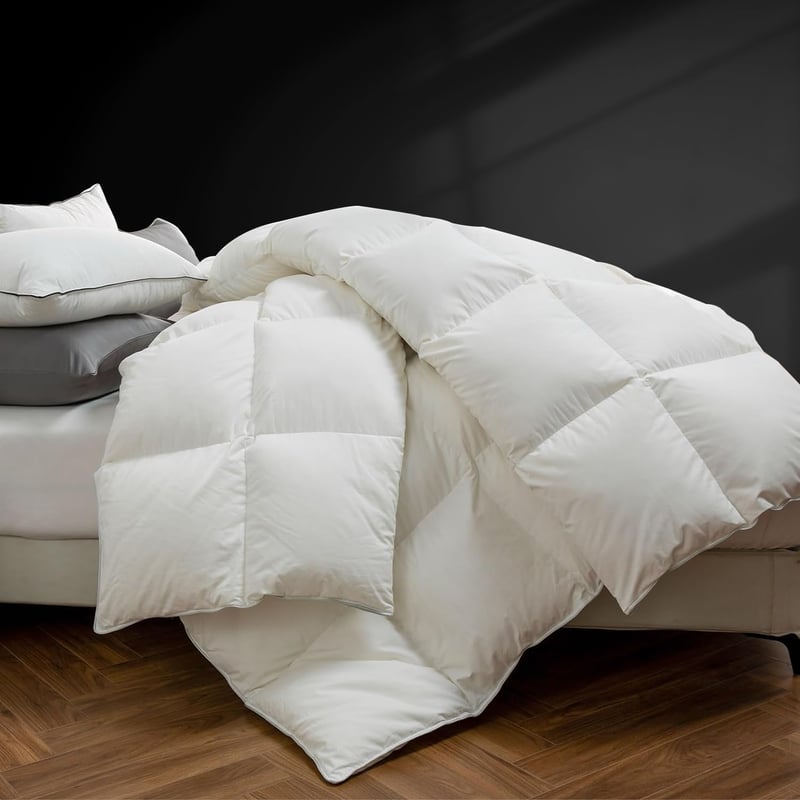 BPC Luxus Libapehely Paplan 240x260 cm - 4 Évszakos Közepes Vastagságú, Puha és Légáteresztő, Oeko-Tex és RDS Tanúsított Pehelytöltet