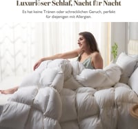 BPC Luxus Libapehely Paplan 240x260 cm - 4 Évszakos Közepes Vastagságú, Puha és Légáteresztő, Oeko-Tex és RDS Tanúsított Pehelytöltet 3