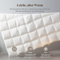 BPC Luxus Libapehely Paplan 240x260 cm - 4 Évszakos Közepes Vastagságú, Puha és Légáteresztő, Oeko-Tex és RDS Tanúsított Pehelytöltet 9