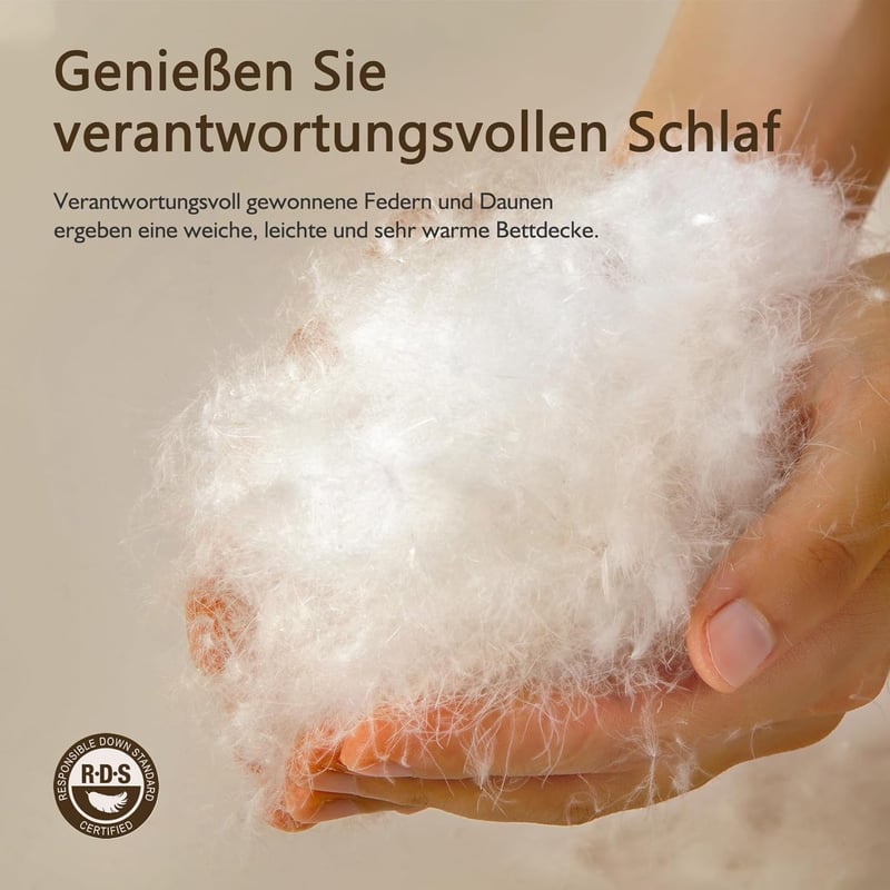 BPC Luxus Pehelypaplan 240x260 cm, 100% Organic Cotton, Egész Éves