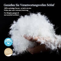 BPC Pehelypaplan 135x200 cm, Bio Pamut, 50% Liba Toll, Egész Éves Használat 4