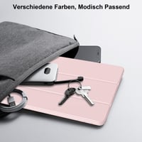 Obal na iPad BQDIYOO pre 9./8./7. generáciu 10,2" (modely 2021/2020/2019) – ružový, nárazuvzdorný ochranný kryt 7