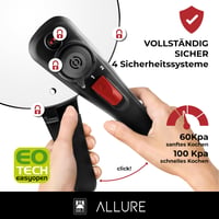 BRA Allure Fast gyorsfőző szett 4+6 literes rozsdamentes acél indukciós főzőlaphoz is alkalmas 3