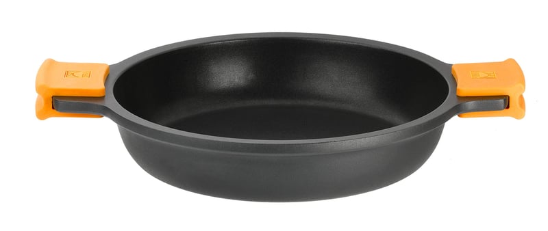 BRA Efficient nízky kastról s nepriľnavým povrchom, bez pokrievky, 45 cm, liaty hliník, na indukčnú varnú dosku
