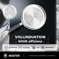 Set tava od nehrđajućeg čelika BRA Master 24-28 cm, bez neprijanjajućeg sloja 3