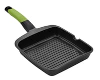 BRA Prior Grill Serpenyő Öntött Alumínium 28 cm Indukciós Főzőlaphoz 1