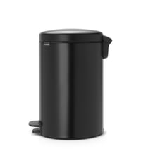 Brabantia 114106 Kanta za smeće na pedalu s plastičnom unutarnjom kantom, mat crna, 20 litara, čelik 3