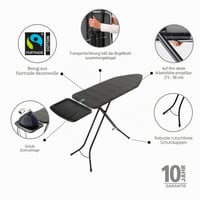 Široká žehliaca doska Brabantia 134746 Denim Black so stabilnou pracovnou plochou 2