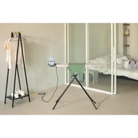 Žehliaca doska Brabantia 110x30 cm Denim Grey, poťah zo 100 % Fairtrade bavlny, nastaviteľná výška, odkladacia plocha na naparovaciu žehličku, detská poistka a zámok pri prenášaní 6