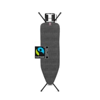 Žehliaca doska Brabantia veľkosť B 124x38 cm, pre naparovacie žehličky, Denim Black, pre pravákov aj ľavákov, extra stabilná 1