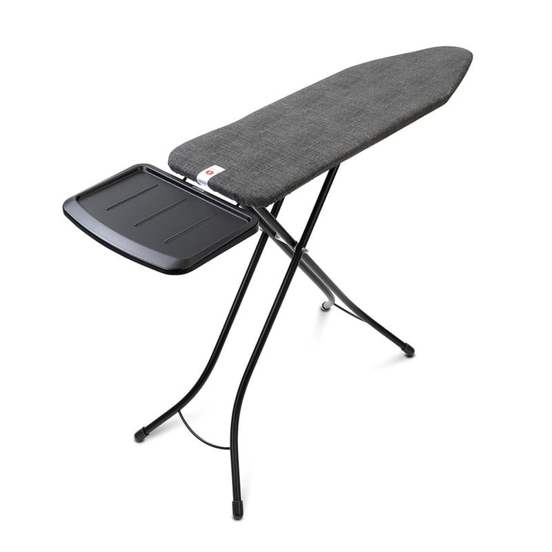 Brabantia daska za glačanje tipa B za parne postaje, s izuzetno velikim metalnim postoljem, podesiva po visini, 124 x 38 cm, Denim Black