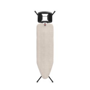 Masă de călcat Brabantia B 124x38 cm Denim Grey, husă din bumbac 100% Fairtrade, burete 8 mm — bază deteriorată (stare: vezi a 2-a imagine)
