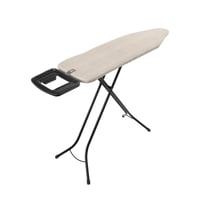 Brabantia B vasalódeszka 124x38 cm Denim Grey, 100% Fairtrade pamut huzat, 8 mm habszivacs réteg, dönthető, magasságállítható, összecsukható 2