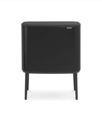 Odpadkový kôš Brabantia Bo Touch Bin 316203, 11+23 l, čierna nehrdzavejúca oceľ, pedálový kôš, 54x31,5x68 cm 1