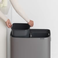 Brabantia Bo Touch Bin dvostruka kanta za smeće na pedalu s kapacitetom 2 x 30 L i poklopcem na dodir 6