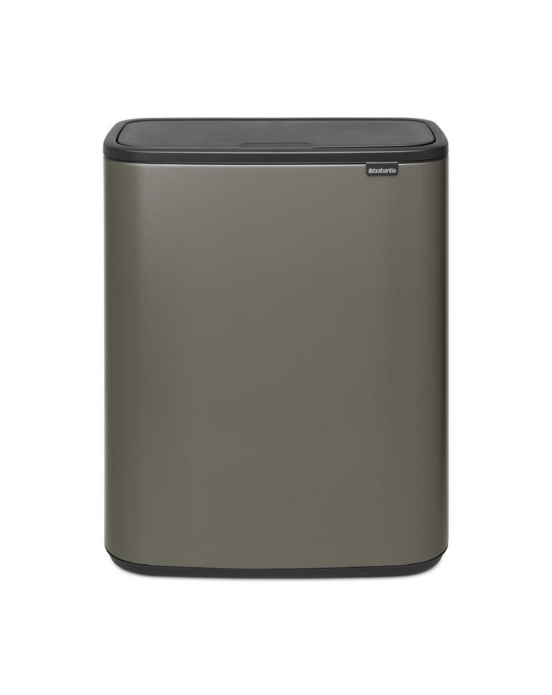 Brabantia Bo Touch Bin dvostruka kanta za smeće na pedalu s kapacitetom 2 x 30 L i poklopcem na dodir