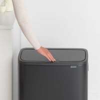 Brabantia Bo Touch Bin Érintésmentes Szemeteskuka, Matt Fekete, 2 x 30 L Belső Vödörrel 5