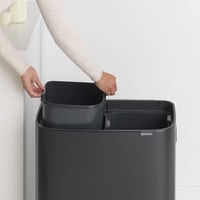 Brabantia Bo Touch Bin Érintésmentes Szemeteskuka, Matt Fekete, 2 x 30 L Belső Vödörrel 6