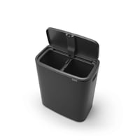 Brabantia Bo Touch Bin Érintésmentes Szemeteskuka, Matt Fekete, 2 x 30 L Belső Vödörrel 4