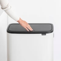 Brabantia Bo Touch Bin Hi bijela kanta za smeće, 2 x 30 litara, dupla kanta s otvaranjem na dodir 5
