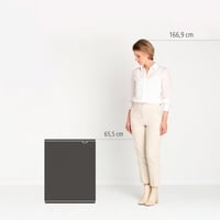 Odpadkový kôš Brabantia Bo Touch Bin na triedený odpad, bezdotykový, 60 l, biely, s vnútornými vedrami 7