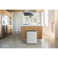 Odpadkový kôš Brabantia Bo Touch Bin na triedený odpad, bezdotykový, 60 l, biely, s vnútornými vedrami 10