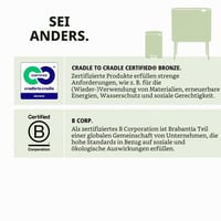 Odpadkový kôš do kuchyne Brabantia Bo Touch Bin 221460, 2x30 litrov s vnútornými vedrami, vyberateľné priehradky, minerálna betónová sivá, 60 l 9
