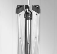 Brabantia Lift-O-Matic kültéri ruhaszárító állvány, 60 m, szürke, magasságállítható 129-187 cm, UV-álló, forgó karok, 45 mm talajhorgony 6