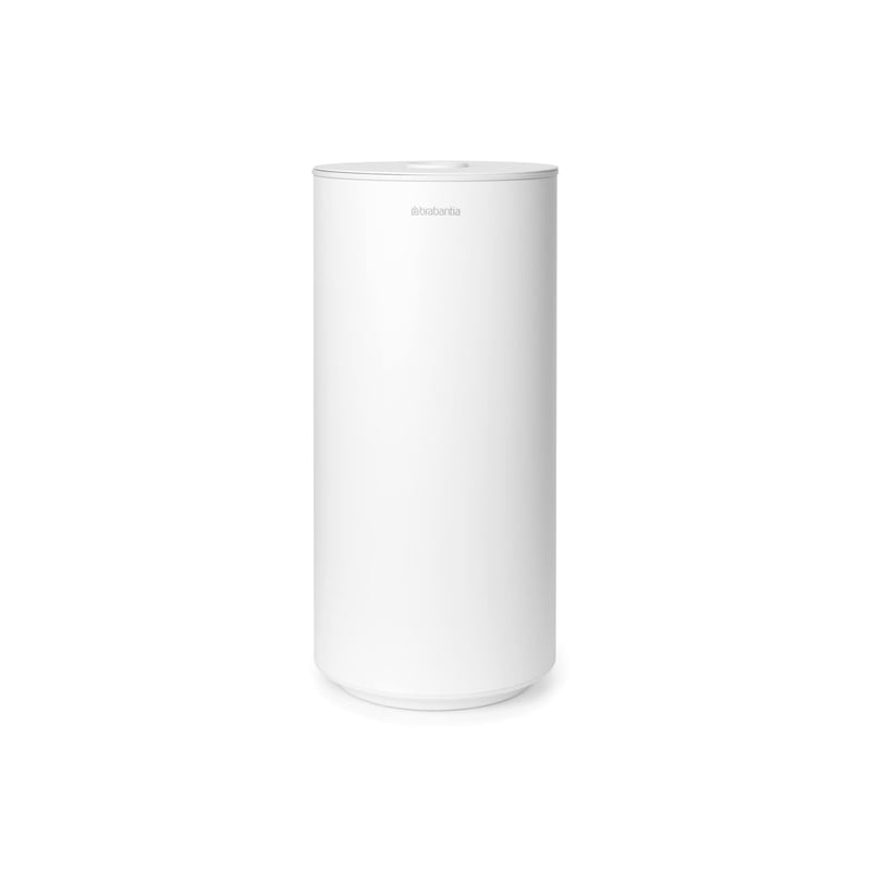 Suport pentru hârtie igienică Brabantia Mindset, cu spațiu pentru 2 role de rezervă, Fresh White, 30x15,1x13,7 cm