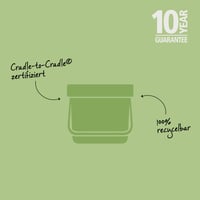 Coș de gunoi Brabantia Sort & Go cu capac 25L gri închis, container de deșeuri portabil cu capac detașabil și blocabil, ușor de curățat pentru bucătărie 4