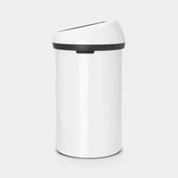 Odpadkový kôš Brabantia Touch Bin s objemom 60 litrov a dotykovým vekom v bielo-šedej farbe, plastový kôš s rozmermi 58 x 28 x 28 cm 4