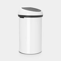 Odpadkový kôš Brabantia Touch Bin s objemom 60 litrov a dotykovým vekom v bielo-šedej farbe, plastový kôš s rozmermi 58 x 28 x 28 cm 1