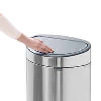 Odpadkový kôš Brabantia Touch Bin s dotykovým otváraním 40 l, matná čierna nehrdzavejúca oceľ, 30,2 x 43,5 x 76,5 cm 4