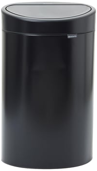 Odpadkový kôš Brabantia Touch Bin s dotykovým otváraním 40 l, matná čierna nehrdzavejúca oceľ, 30,2 x 43,5 x 76,5 cm 1