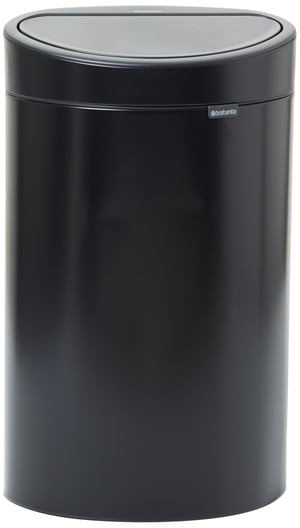Brabantia Touch Bin kanta za smeće na dodir 40 L mat crni čelik 30,2x43,5x76,5 cm obnovljena, oštećena s desne strane (stanje: vidi 2. sliku)