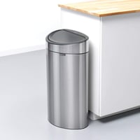 Odpadkový kôš Brabantia Touch Bin s vnútornou plastovou nádobou, matná oceľ, 40 l 4