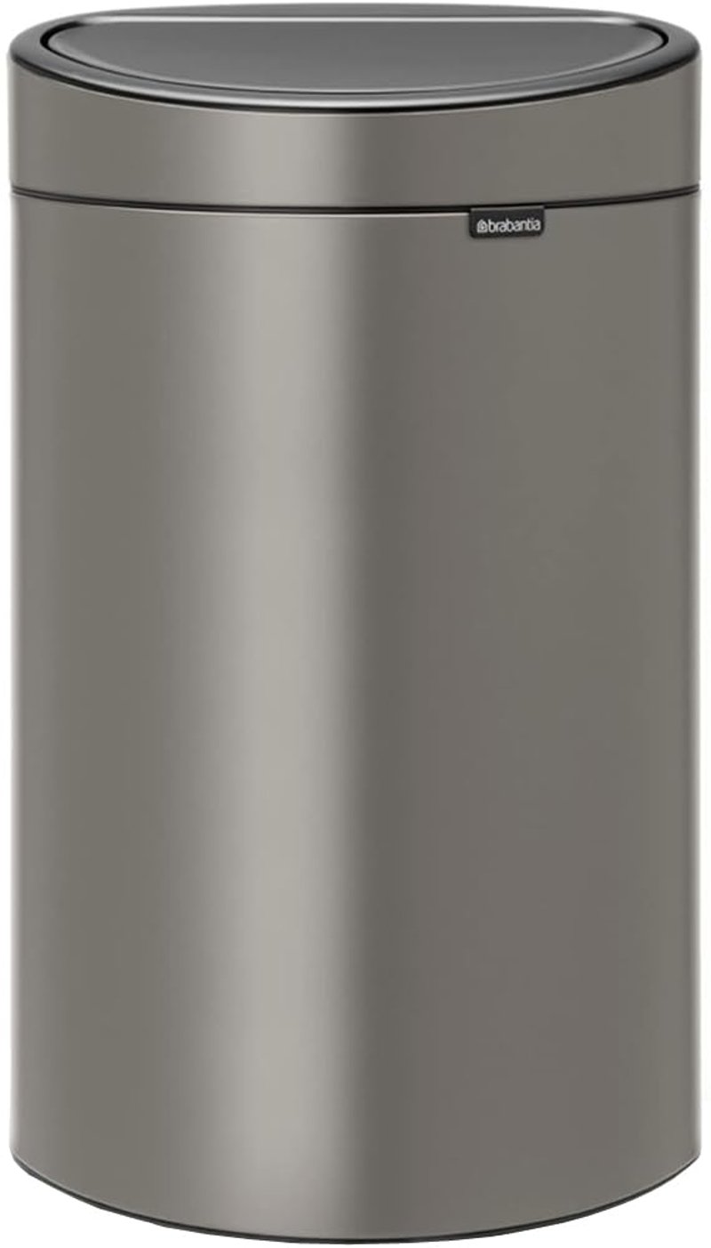 Brabantia Touch Bin New érintéses fedeles szemetes, 40 L, Platinum, 30,2 x 43,5 x 76,5 cm