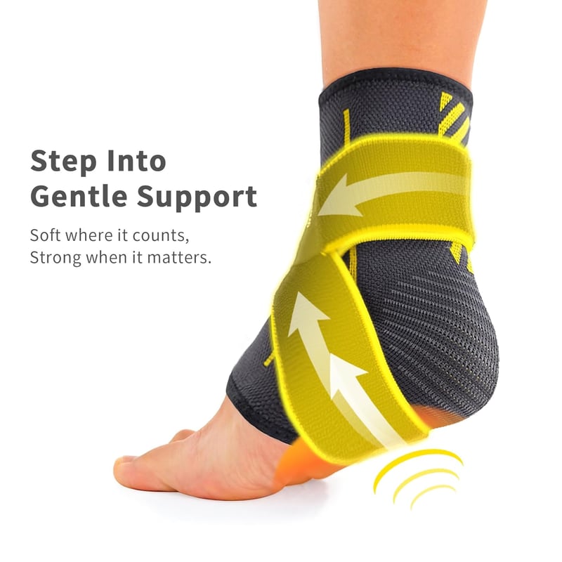 Bracoo FS60 Bokasúly Plantar Fasciitis 2db L/XL Fekete