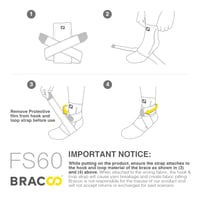 Bracoo FS60 Bokasúly Plantar Fasciitis 2db L/XL Fekete 8