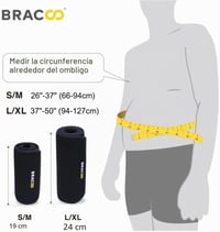 BRACOO SE22 neoprén szauna deréköv - L/XL méret 4