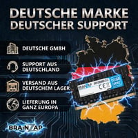 BRAINZAP 8GB (2x4GB) DDR2 800MHz PC2-6400S SO-DIMM CL6 2Rx8 1.8V Unbuffered Non-ECC pamäťový modul pre notebooky 2