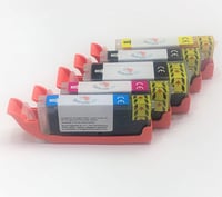 BRAMA CARTUCHOS 5x Canon PGI-580 CLi-581 Tintapatron Szett Gluténmentes 2