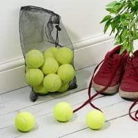 Bramble Teniszlabda 6,5cm Sárga Filc Hálós Táskával 7