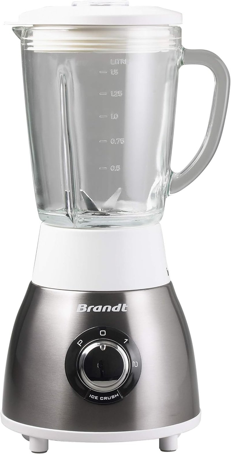 Brandt BLE615EG üveg turmixgép rozsdamentes acél keverővel