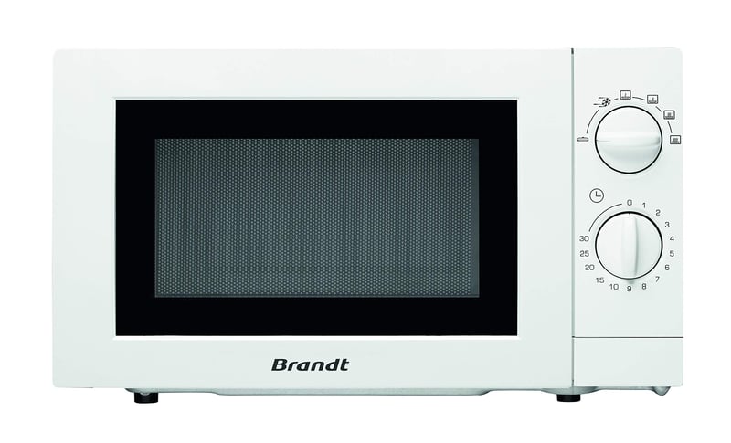 Cuptor cu microunde Brandt SM2016W 700W 20L 6 Niveluri de gătire Menținere la cald Alb