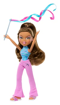 Bratz Play Sportz Yasmin gymnastická módna bábika s doplnkami – Športová módna súprava 4