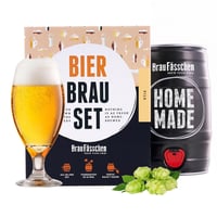 Kit de preparare a berii braufaesschen pentru acasă, bere tip Pils la butoi de 5 litri, gata în 7 zile, cadou pentru bărbați, iubit sau tată 1