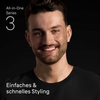 Braun AIO3565 Multigroom All-in-One Series 3 trimer 11 u 1, sivi - trimer za bradu, nos i kosu, 14 postavki duljine, 50 minuta baterije 2