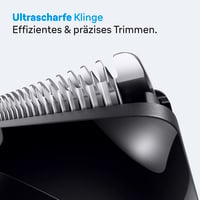 Braun AIO3565 Multigroom All-in-One Series 3 trimer 11 u 1, sivi - trimer za bradu, nos i kosu, 14 postavki duljine, 50 minuta baterije 4
